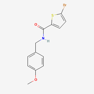 molecular formula C13H12BrNO2S B3480002 5-bromo-N-(4-methoxybenzyl)-2-thiophenecarboxamide 