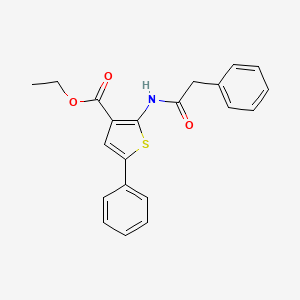 ethyl 5-phenyl-2-[(phenylacetyl)amino]-3-thiophenecarboxylate