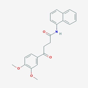 4-(3,4-dimethoxyphenyl)-N-1-naphthyl-4-oxobutanamide