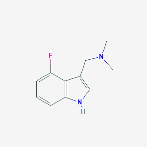 molecular formula C11H13FN2 B034803 4-氟格拉明 CAS No. 101909-46-0