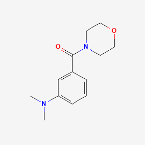 molecular formula C13H18N2O2 B3480679 N,N-dimethyl-3-(4-morpholinylcarbonyl)aniline CAS No. 1703-39-5