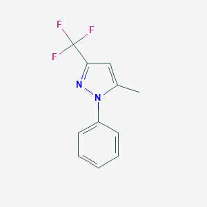 molecular formula C11H9F3N2 B034807 5-甲基-1-苯基-3-(三氟甲基)吡唑 CAS No. 111079-04-0
