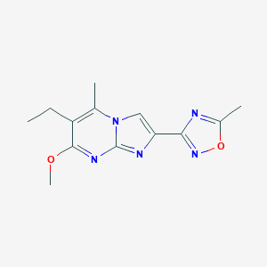 molecular formula C13H15N5O2 B034810 法西泮 CAS No. 106100-65-6