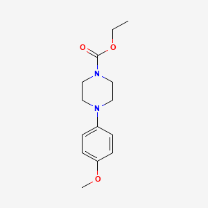 molecular formula C14H20N2O3 B3481059 ethyl 4-(4-methoxyphenyl)-1-piperazinecarboxylate 