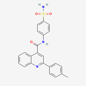 N-[4-(aminosulfonyl)phenyl]-2-(4-methylphenyl)-4-quinolinecarboxamide