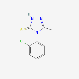 molecular formula C9H8ClN3S B3481503 4-(2-chlorophenyl)-5-methyl-4H-1,2,4-triazole-3-thiol CAS No. 52747-59-8