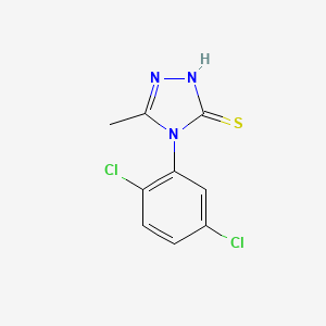molecular formula C9H7Cl2N3S B3481511 4-(2,5-dichlorophenyl)-5-methyl-4H-1,2,4-triazole-3-thiol 