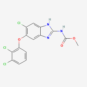 methyl [5-chloro-6-(2,3-dichlorophenoxy)-1H-benzimidazol-2-yl]carbamate