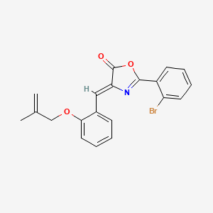 2-(2-bromophenyl)-4-{2-[(2-methyl-2-propen-1-yl)oxy]benzylidene}-1,3-oxazol-5(4H)-one