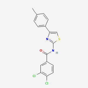 3,4-DICHLORO-N~1~-[4-(4-METHYLPHENYL)-1,3-THIAZOL-2-YL]BENZAMIDE