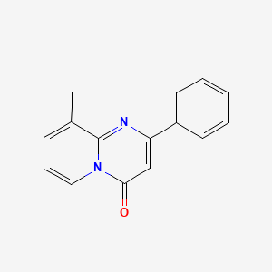 molecular formula C15H12N2O B3481717 9-methyl-2-phenyl-4H-pyrido[1,2-a]pyrimidin-4-one 