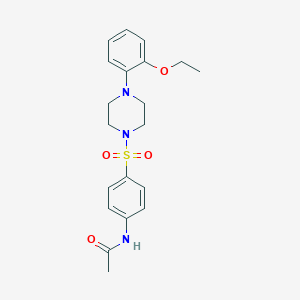 N-(4-{[4-(2-ethoxyphenyl)-1-piperazinyl]sulfonyl}phenyl)acetamide