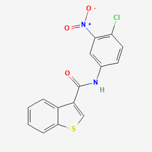 N-(4-chloro-3-nitrophenyl)-1-benzothiophene-3-carboxamide