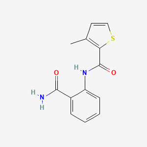 N-[2-(aminocarbonyl)phenyl]-3-methyl-2-thiophenecarboxamide