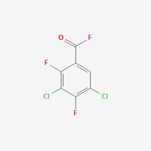 molecular formula C7HCl2F3O B034823 3,5-Dichloro-2,4-difluorobenzoyl fluoride CAS No. 101513-70-6