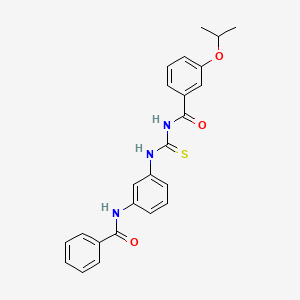 N-({[3-(benzoylamino)phenyl]amino}carbonothioyl)-3-isopropoxybenzamide