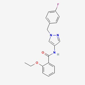 2-ethoxy-N-[1-(4-fluorobenzyl)-1H-pyrazol-4-yl]benzamide