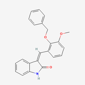3-[2-(benzyloxy)-3-methoxybenzylidene]-1,3-dihydro-2H-indol-2-one