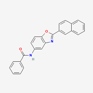 N-[2-(2-naphthyl)-1,3-benzoxazol-5-yl]benzamide