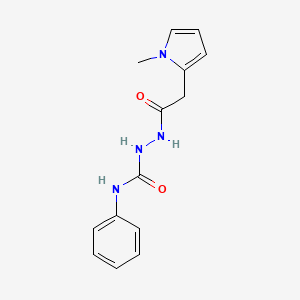 2-[(1-methyl-1H-pyrrol-2-yl)acetyl]-N-phenylhydrazinecarboxamide