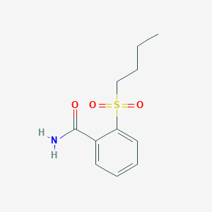 molecular formula C11H15NO3S B3482605 2-(butylsulfonyl)benzamide 