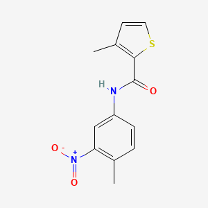 3-methyl-N-(4-methyl-3-nitrophenyl)-2-thiophenecarboxamide