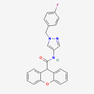 N-[1-(4-fluorobenzyl)-1H-pyrazol-4-yl]-9H-xanthene-9-carboxamide