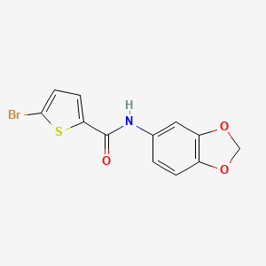 N-1,3-benzodioxol-5-yl-5-bromo-2-thiophenecarboxamide