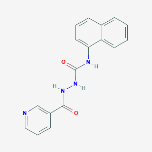 N-1-naphthyl-2-(3-pyridinylcarbonyl)hydrazinecarboxamide