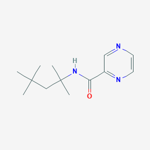 molecular formula C13H21N3O B3482893 N-(1,1,3,3-tetramethylbutyl)-2-pyrazinecarboxamide CAS No. 492429-51-3