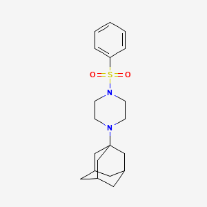 1-(1-adamantyl)-4-(phenylsulfonyl)piperazine