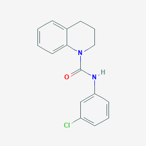 molecular formula C16H15ClN2O B3483194 N-(3-chlorophenyl)-3,4-dihydro-1(2H)-quinolinecarboxamide CAS No. 549489-80-7