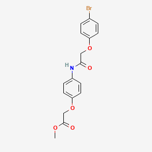 methyl (4-{[(4-bromophenoxy)acetyl]amino}phenoxy)acetate