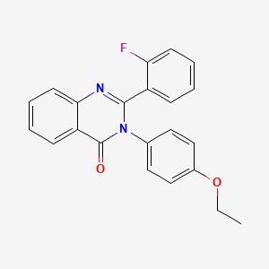 molecular formula C22H17FN2O2 B3484009 3-(4-ethoxyphenyl)-2-(2-fluorophenyl)-4(3H)-quinazolinone 