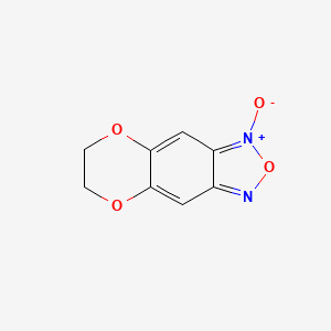 molecular formula C8H6N2O4 B3484015 6,7-二氢[1,4]二氧杂环[2,3-f][2,1,3]苯并恶二唑-1-氧化物 CAS No. 62089-18-3