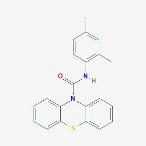 molecular formula C21H18N2OS B3484184 N-(2,4-dimethylphenyl)-10H-phenothiazine-10-carboxamide 