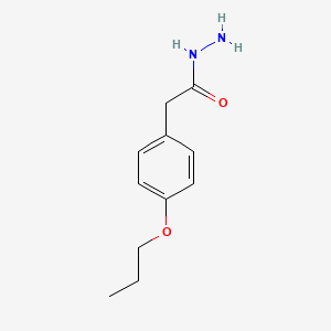 molecular formula C11H16N2O2 B3484254 2-(4-propoxyphenyl)acetohydrazide CAS No. 61904-56-1