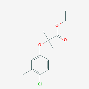 ethyl 2-(4-chloro-3-methylphenoxy)-2-methylpropanoate