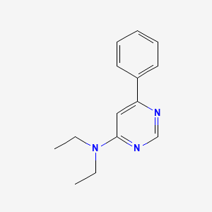 molecular formula C14H17N3 B3484339 N,N-diethyl-6-phenylpyrimidin-4-amine CAS No. 500017-55-0