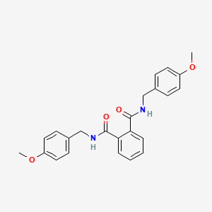 molecular formula C24H24N2O4 B3484391 N,N'-bis(4-methoxybenzyl)phthalamide 