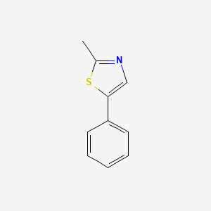 molecular formula C10H9NS B3484485 2-methyl-5-phenyl-1,3-thiazole CAS No. 19968-60-6