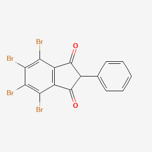 molecular formula C15H6Br4O2 B3484528 4,5,6,7-tetrabromo-2-phenyl-1H-indene-1,3(2H)-dione 