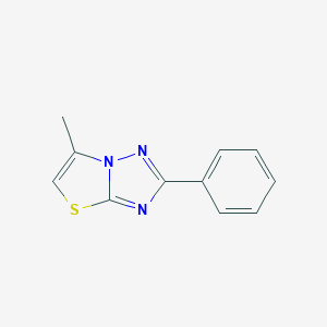 B348474 6-Methyl-2-phenyl[1,3]thiazolo[3,2-b][1,2,4]triazole CAS No. 26542-69-8