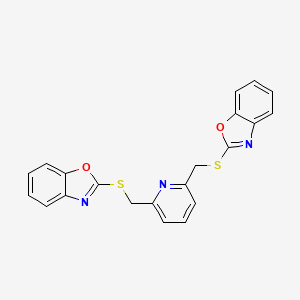 2,2'-[2,6-pyridinediylbis(methylenethio)]bis-1,3-benzoxazole