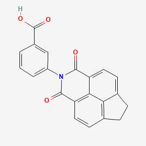 3-(1,3-dioxo-1,3,6,7-tetrahydro-2H-indeno[6,7,1-def]isoquinolin-2-yl)benzoic acid