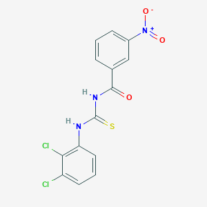 N-{[(2,3-dichlorophenyl)amino]carbonothioyl}-3-nitrobenzamide