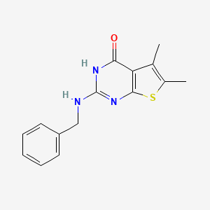 2-(benzylamino)-5,6-dimethylthieno[2,3-d]pyrimidin-4(3H)-one