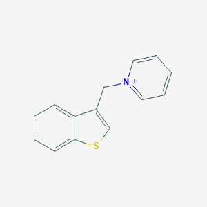 molecular formula C14H12NS+ B348497 1-(1-Benzothien-3-ylmethyl)pyridinium 