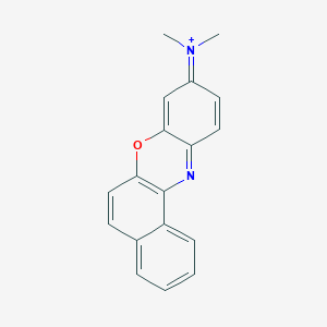 molecular formula C18H15N2O+ B348499 Benzo[a]phenoxazin-9-ylidene(dimethyl)azanium CAS No. 48188-39-2