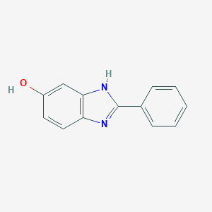 molecular formula C13H10N2O B348508 2-Phenyl-1H-benzoimidazol-5-ol CAS No. 3925-93-7